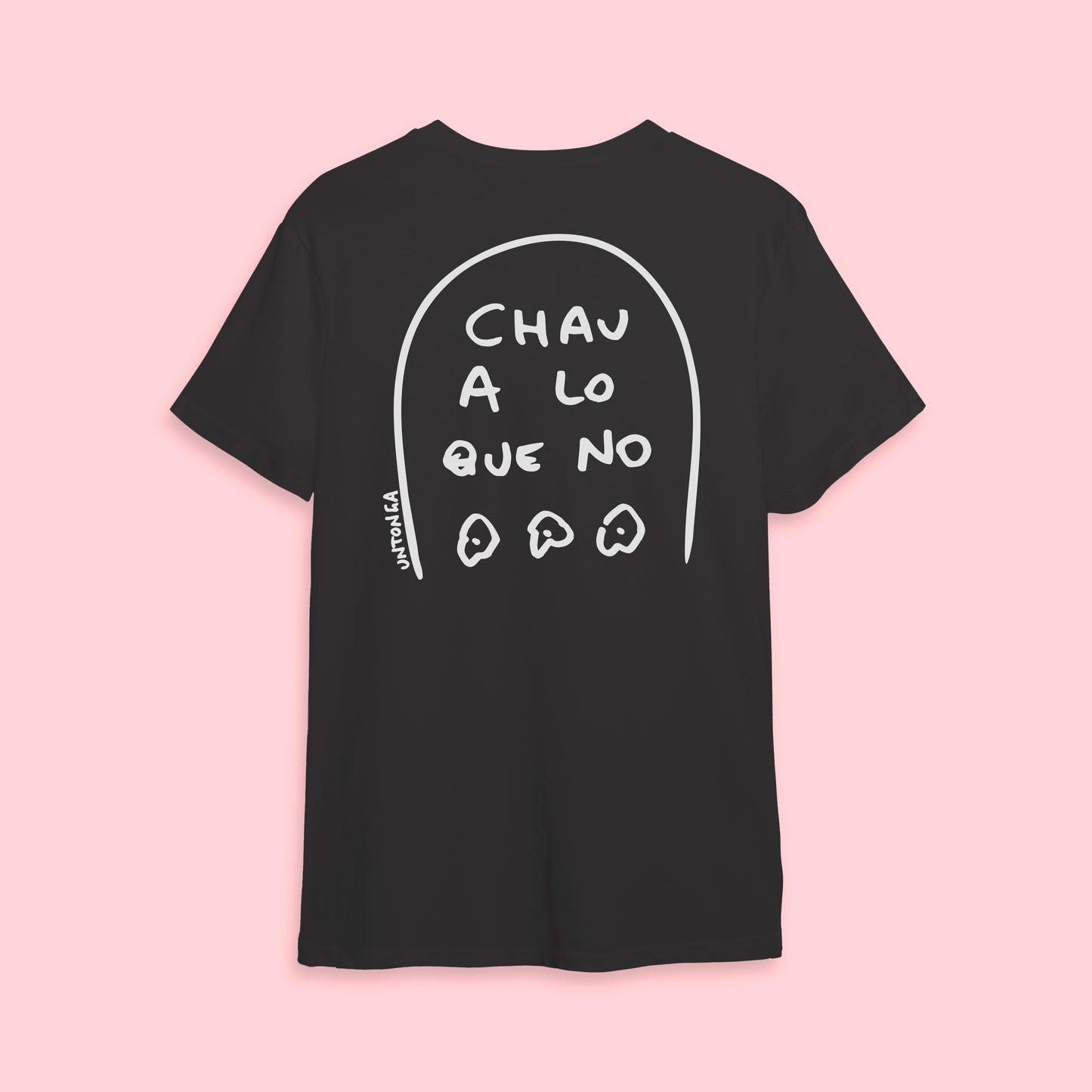 Remera Chau a lo que no - Negro