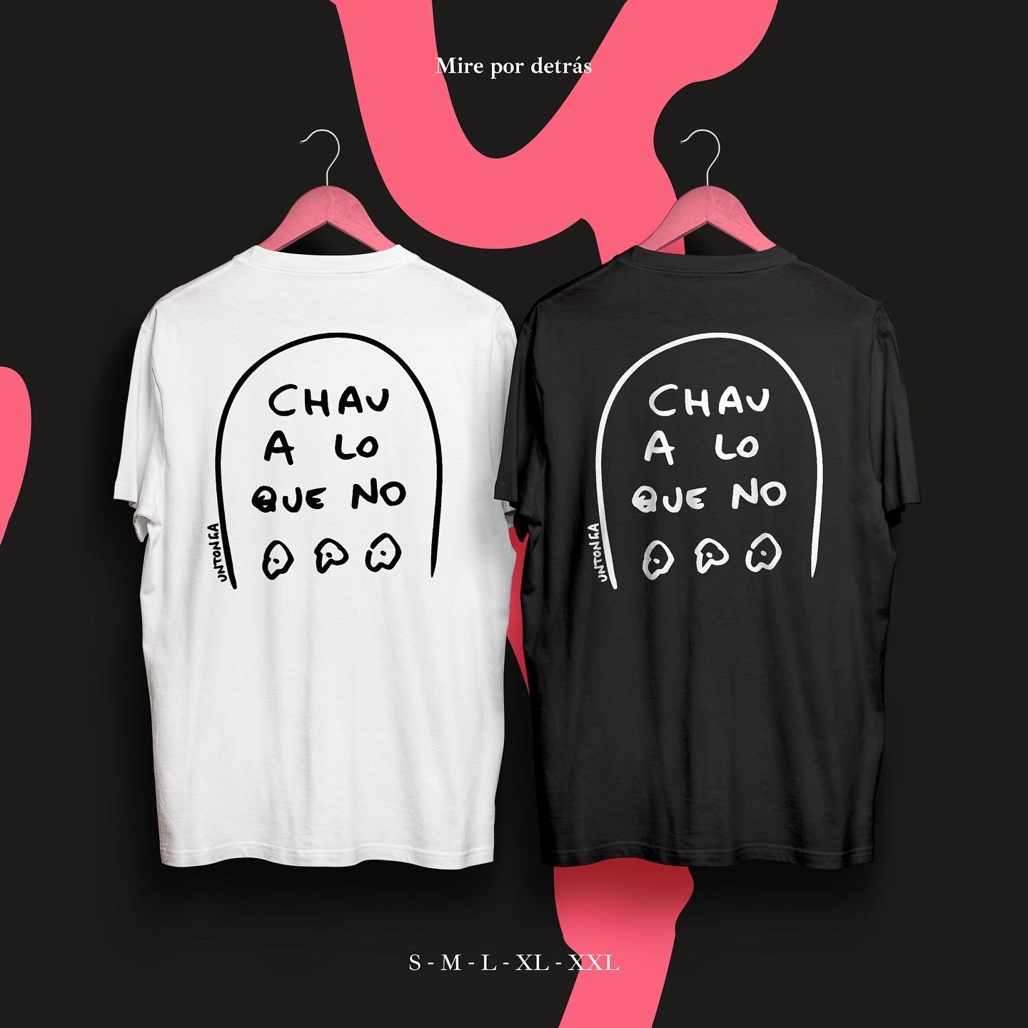 Remera Chau a lo que no - Blanco