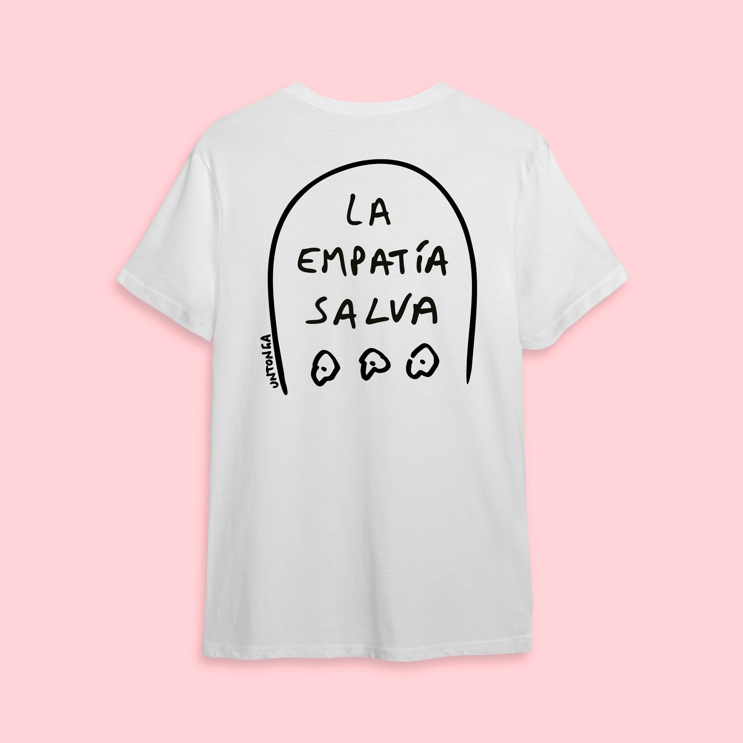 Remera La empatía salva - Blanco