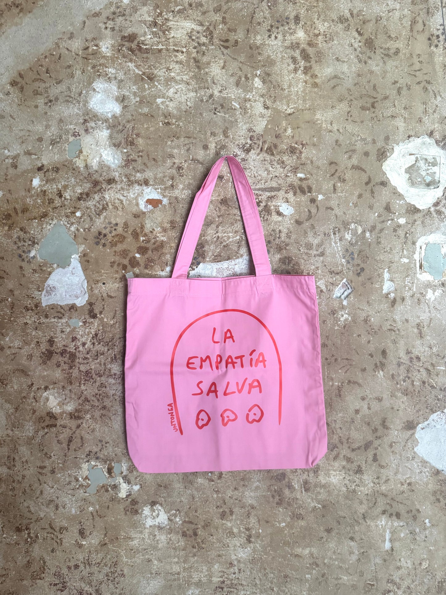 Bolsa La empatía salva / Rosa
