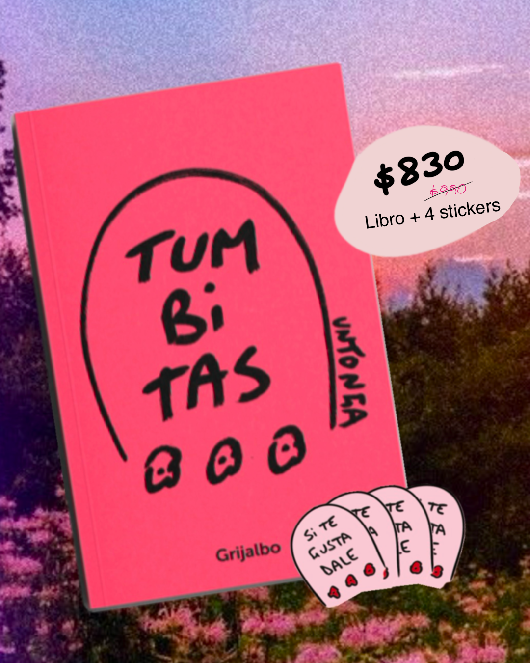 Promo: libro Tumbitas + 4 stickers