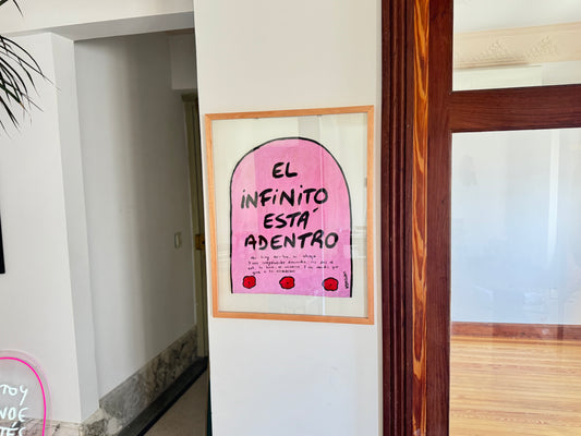 Cuadro grande / El infinito está adentro