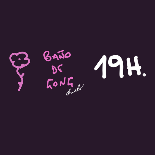 Baño de Gong 19H - Sábado 31         📿⚜️🌼