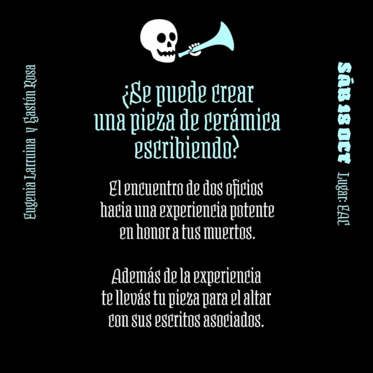 Activación de altar / Taller de Cerámica y escritura