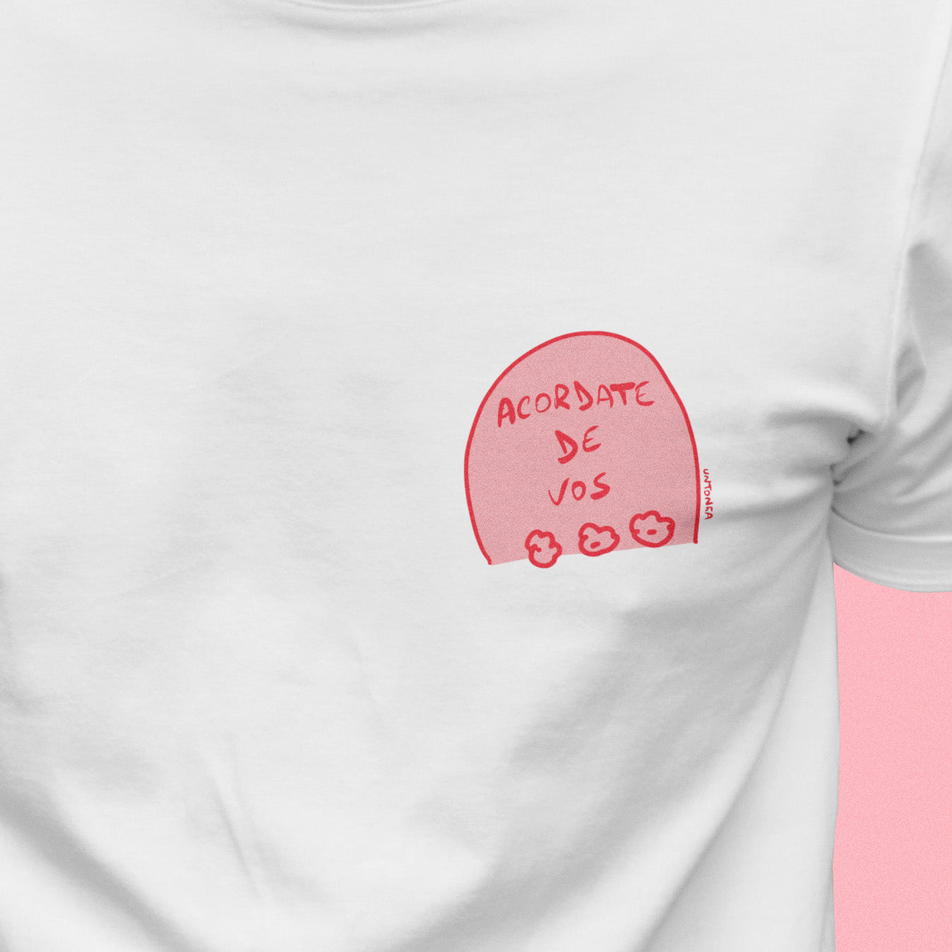 Remera Acordate - Blanco