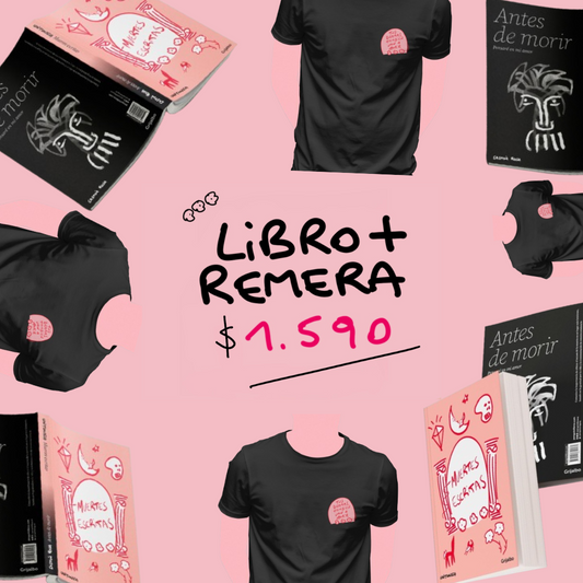 Libro Nuevo + Remera Señal - Negro